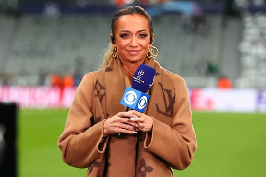 Champions League host Kate Abdo's first kiss was 'behind the bins at school'