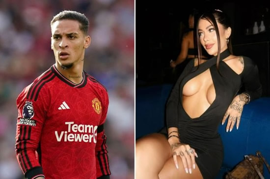 Man Utd star Antony's ex Gabriela Cavallin arrives in UK as she's set to talk to cops over 'abuse' claims