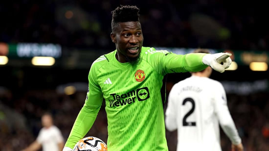 Inter chief makes surprise Andre Onana transfer admission after goalkeeper endures nightmare start to life at Man Utd