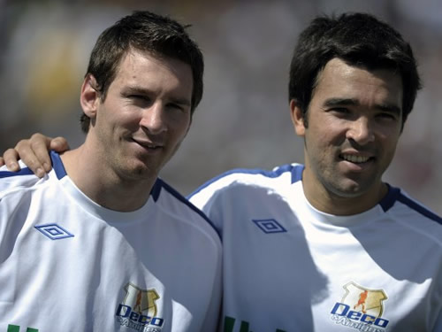 Barcelona chief Deco says Lionel Messi will ‘DEFINITELY’ return to Nou Camp and calls old pal ‘greatest idol in history’