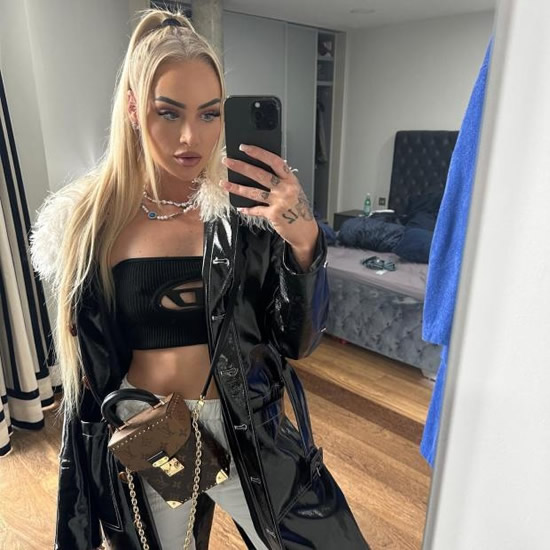 AL FOUR IT Alisha Lehmann wears risque cut-out crop-top as she posts four ‘unreal’ pictures to Instagram