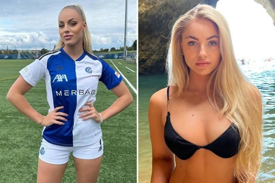 'World's most beautiful footballer' asks fans to decide if she lives up to her name with 'gorgeous' pic