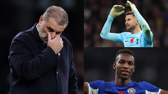 Ange Postecoglou's honeymoon period at Tottenham is over! Winners and losers as Premier League title hopefuls brought crashing down to earth by disastrous evening against Chelsea