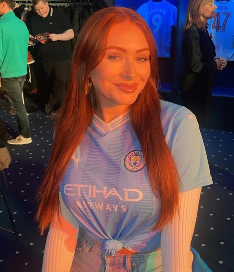 CASTING HER SPELL BBC presenter and Man City fan Elz the Witch called ‘goddess’ by fans after watching Champions League win