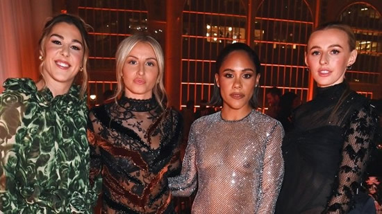 MANE ATTRACTION Lionesses stun in see-through dresses as England World Cup stars and Alex Scott pose up a storm at GQ awards