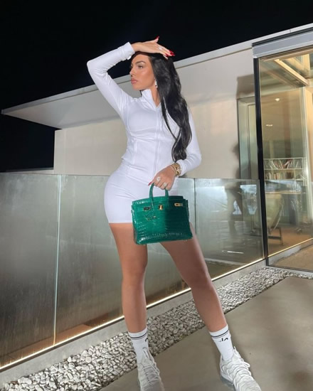 GEORG-EOUS Cristiano Ronaldo’s Wag Georgina Rodriguez flaunts curves in skin-tight white outfit as fans say ‘damn, CR7 is lucky’