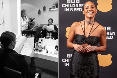 Fans love Alex Scott’s bold outfit as ‘gorgeous’ presenter shares behind-the-scenes pics from BBC Children in Need