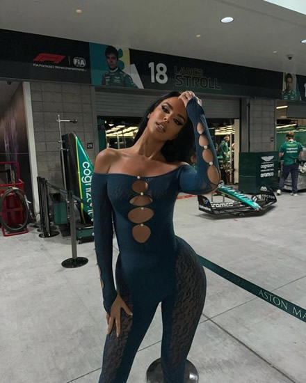 CHANGE OF GEAR Ivana Knoll risks Instagram ban in see-through outfit for Las Vegas F1 as fans call her ‘most beautiful woman in world’