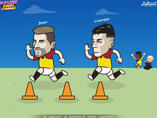 7M Daily Laugh - Lisandro and Shaw are back in training