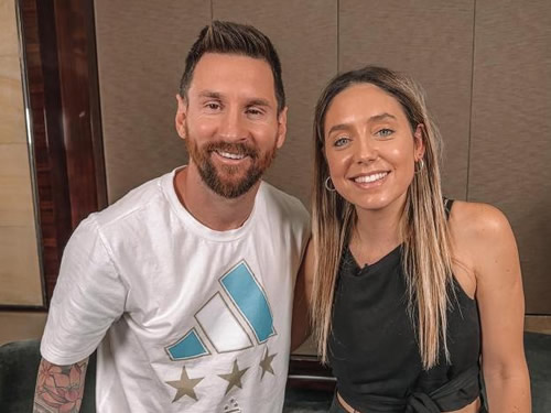 SHOW OF SUPPORT Lionel Messi did NOT cheat on wife Antonela Roccuzzo insists Cesc Fabregas’ partner after reports of marriage ‘crisis’
