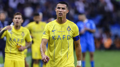 Ronaldo taunted with Messi chants after Al Nassr derby loss