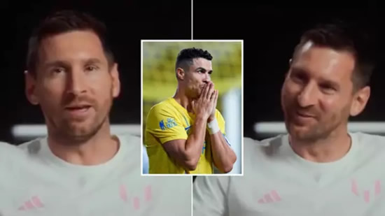 Lionel Messi claims Saudi Pro League isn't yet an 'important' competition in subtle dig at Cristiano Ronaldo