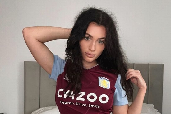 Adult star Alexia Grace invites Aston Villa ace to make 'tape' with Elle Brooke