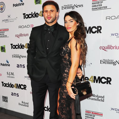 Kyle Walker says he hasn’t split from wife Annie despite them arguing over his ex Lauryn Goodman