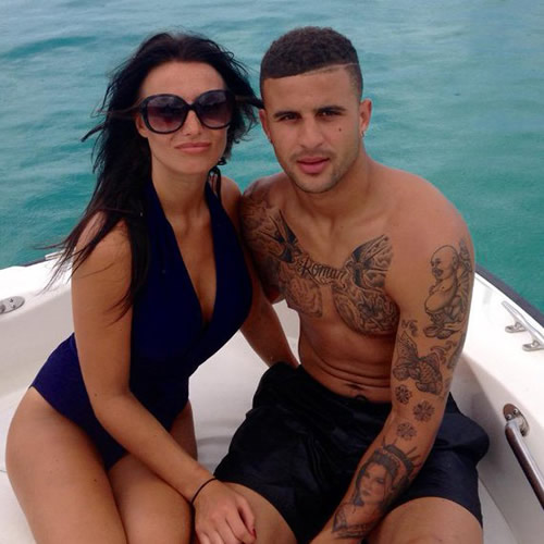 Kyle Walker says he hasn’t split from wife Annie despite them arguing over his ex Lauryn Goodman