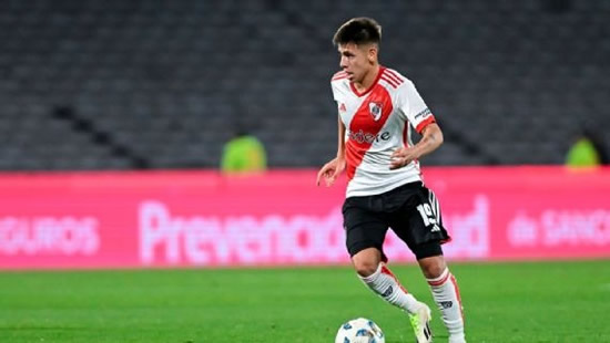 Man City close to signing River Plate's Echeverri - source