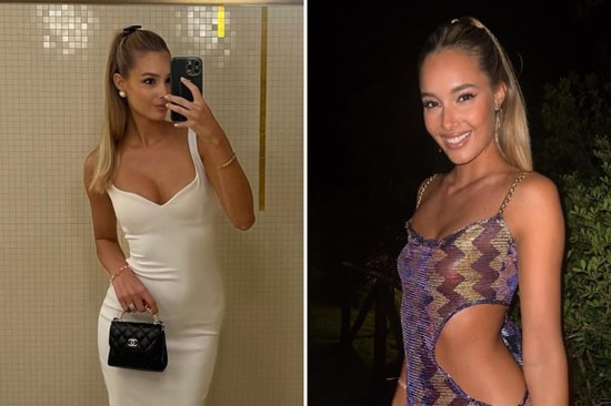 Ex-Premier League Wag and 'world's hottest woman' stuns fans in 'very festive' outfit as she celebrates Christmas