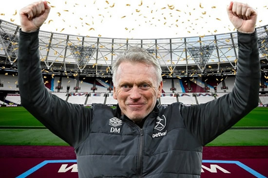 HAPPY HAMMER David Moyes set to sign new West Ham deal as board move to end contract speculation after stunning Arsenal win