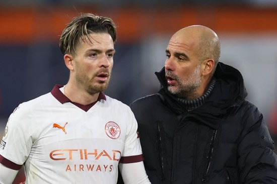 BE ON YOUR GUARDIOLA Pep Guardiola warns Man City stars criminals are watching them on social media after £1m raid on Jack Grealish’s house