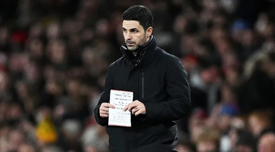 Arsenal 'won't win league' without improvement in two areas – Mikel Arteta