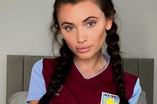 'Aston Villa's sexiest fan' Alexia Grace makes X-rated promise – on one condition