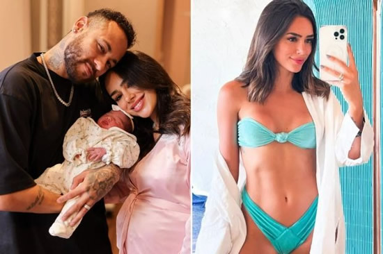 Neymar 'expecting third child after having affair with model two months after breaking up with stunning Bruna Biancardi'