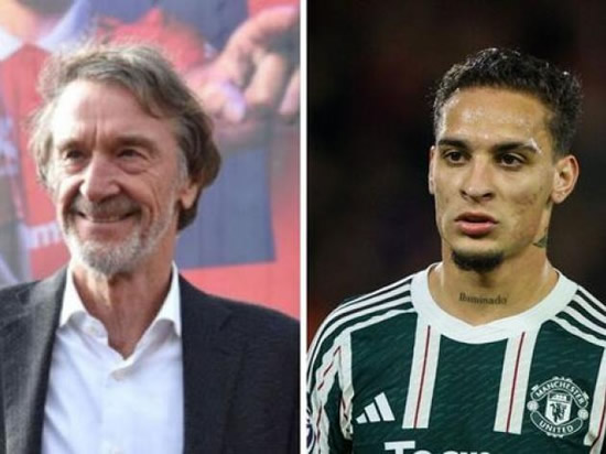 Antony faces Man Utd axe as Sir Jim Ratcliffe 'identifies exciting first transfer target'