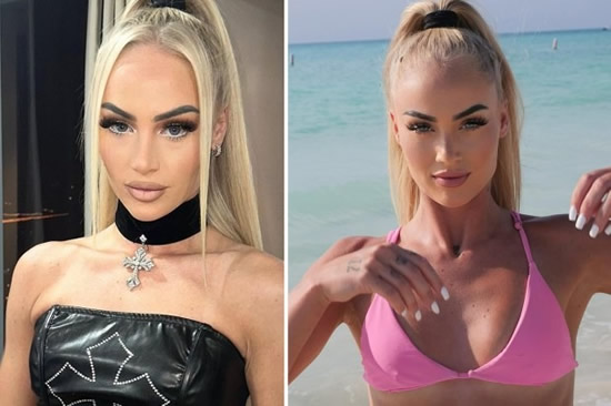 Alisha Lehmann goes braless in saucy Instagram pic as awestruck fans call her the 'GOAT'