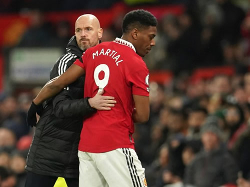 ANT OUT Anthony Martial ‘ordered to train away from Man Utd squad’ with Erik ten Hag desperate to flog outcast Frenchman