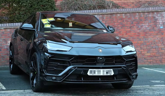 Man Utd star's dumped £180k Lamborghini littered in parking tickets at train station
