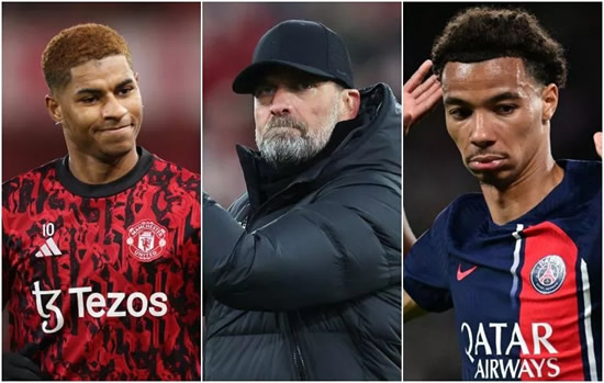 Transfer news: Liverpool REJECTED, Rashford's Man Utd future, PSG star offered to clubs & more