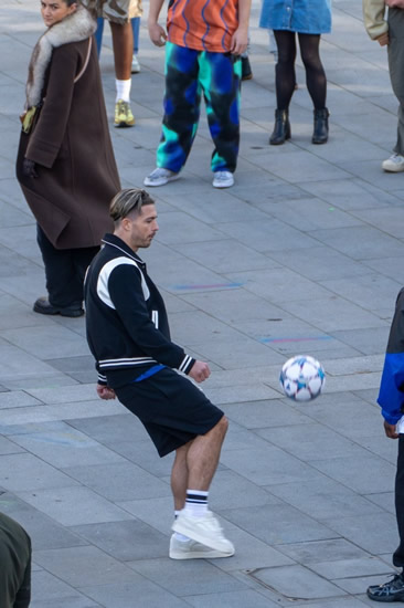 POP STAR Jack Grealish seen filming new Pepsi advert in front of excited crowds days after signing seven-figure deal