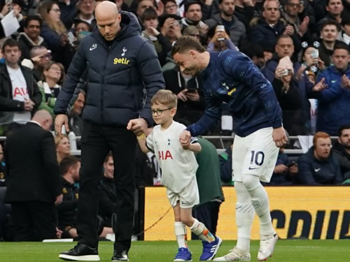 'YOU'RE A GEM' James Maddison gives young Tottenham fan ‘memory to last a lifetime’ as England star shows his true colours