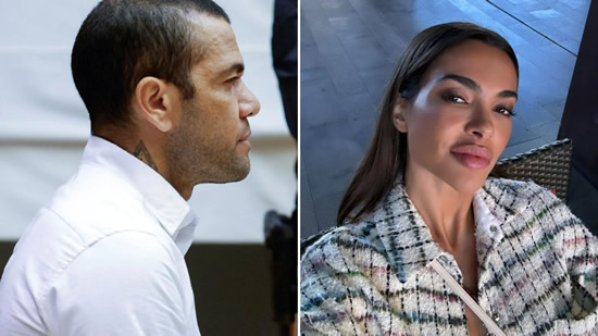 Dani Alves' ex-wife Joana Sanz looks defiant in selfie posted MINUTES after former Barcelona star found guilty of rape