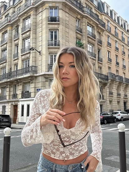 SHEAR DELIGHT Alan Shearer’s glam daughter Hollie stuns in see-through lace top as she reveals ‘favourite thing to do’