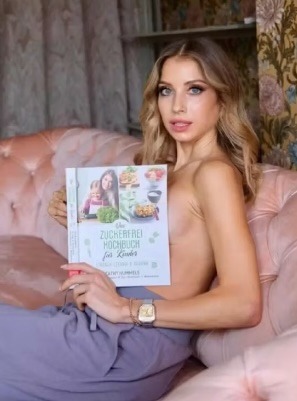 NAKED CHEF World Cup winner’s stunning ex-Wag goes topless to promote kids’ cookbook before deleting pics over backlash