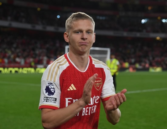 ZIN-CREDIBLE Oleksandr Zinchenko reveals he’s as big an Arsenal fan as they come – and even has Emirates Stadium painted on his walls