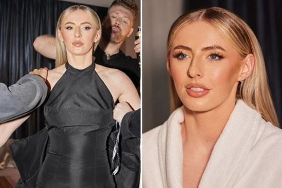 'Unreal' England star Chloe Kelly leaves fans stunned in elegant outfit in 'behind the scenes' pics from the Brit Awards