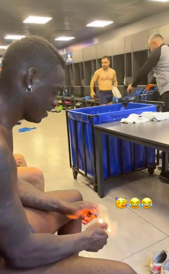 Mario Balotelli throws firecracker in dressing room as team-mates jump out skin