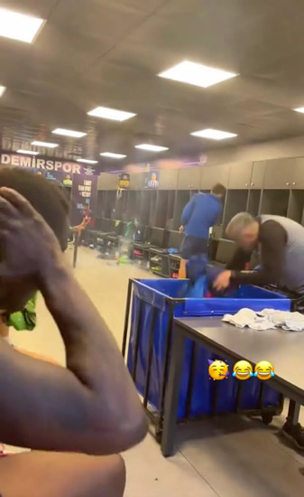 Mario Balotelli throws firecracker in dressing room as team-mates jump out skin