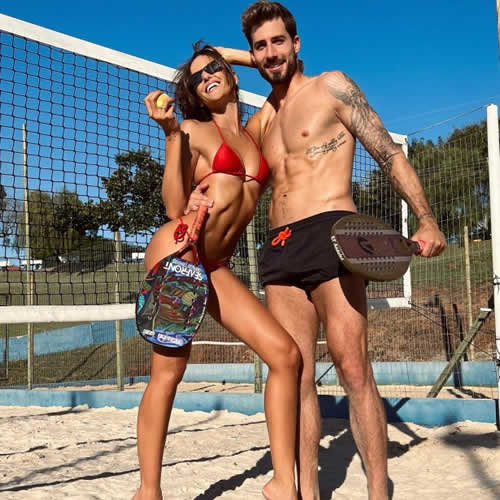 'BODY GOALS' Model Wag Izabel Goulart wears ridiculously tiny bikini and declares ‘it’s tan o’clock’ before cooling off in shower