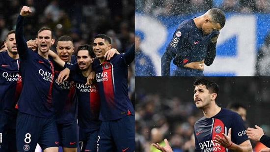 Can Goncalo Ramos replace Kylian Mbappe after all?! Portuguese star seals 10-man PSG win after replacing frustrated talisman in fiery Classique against Marseille