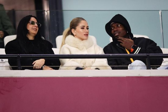 PAULING FOR HIM Ex-Man Utd star Paul Pogba spotted cheering on childhood best friend in wholesome surprise at Premier League clash