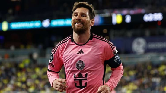 Lionel Messi left out of Inter Miami squad ahead of crucial CONCACAF Champions Cup clash with CF Monterrey
