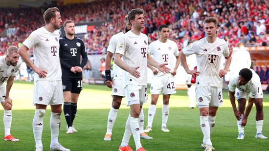 Bayern director admits they have no hope against Arsenal as he tells Harry Kane and co-stars to be 'ashamed' after surrendering two-goal lead in loss to Heidenheim