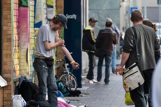 England fans told to book Euros hotels where zombie druggies roam ‘Germany's biggest slum’