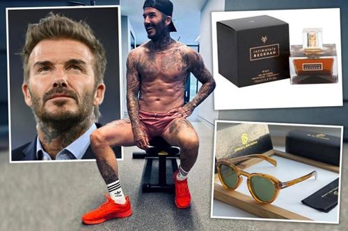 David Beckham wins £240million legal battle against online counterfeiters flogging fakes of his gear