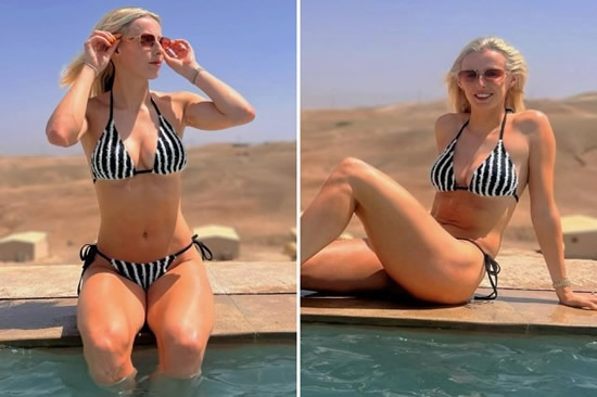 Chloe Kelly looks stunning in bikini on break from football as fans say England Lionesses star is 'irresistible'
