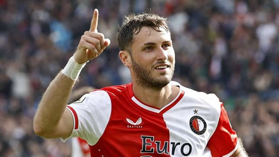 Arsenal to lose out? West Ham hope to beat London rivals to big signing by opening talks with Feyenoord striker Santiago Gimenez