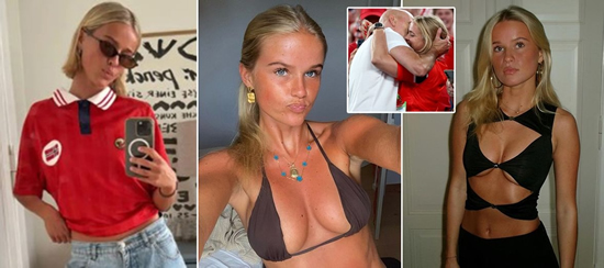 Norway coach's daughter Ida hailed as 'darling of the World Cup' after viral family snap